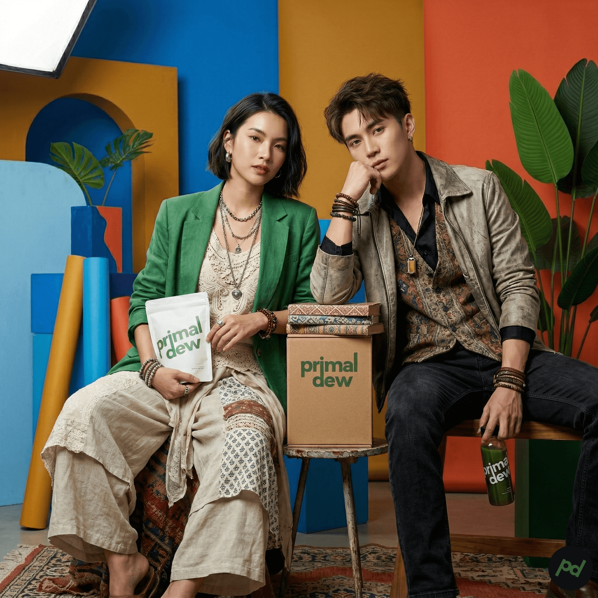 Primaldew ambassadors sharing their daily greens routine